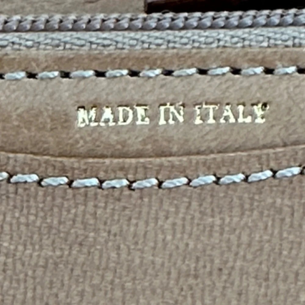 Kate Spade Brown Leather Key Holder made in italy